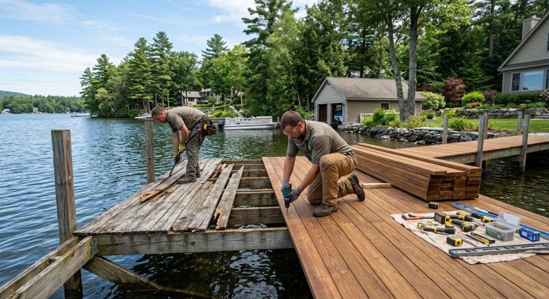 Dock Wood Replacement in Littleton, CO