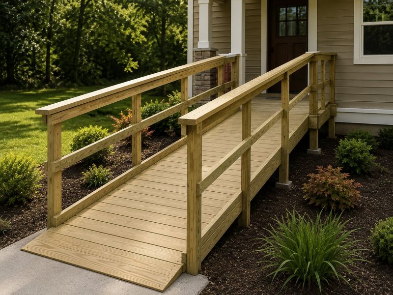 Wood Ramp Construction in Kansas City, KS